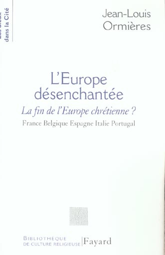 Emprunter L'Europe désenchantée livre