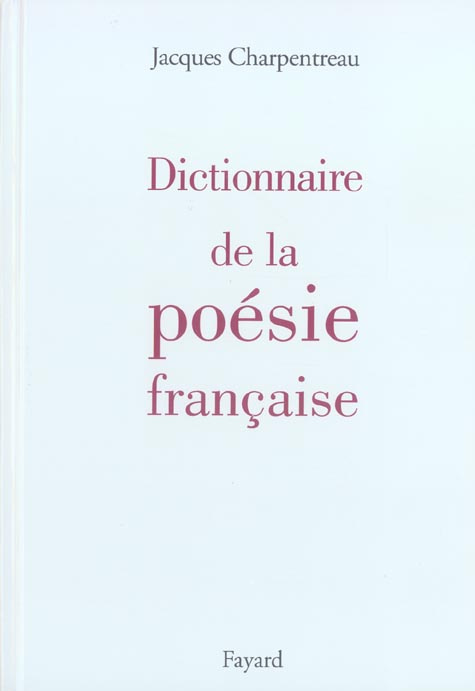 Emprunter Dictionnaire de la poésie livre
