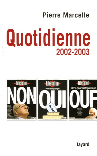 Emprunter Quotidienne. Chroniques 2002-2003 livre