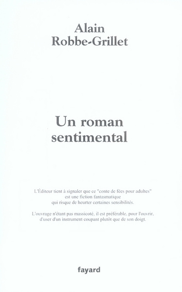 Emprunter Un roman sentimental livre