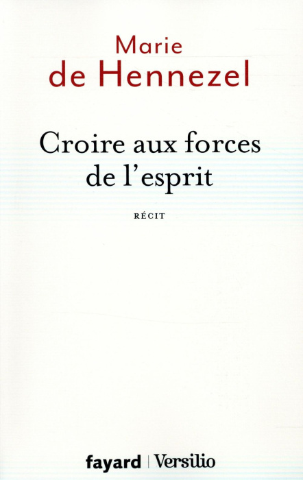 Emprunter Croire aux forces de l'esprit livre