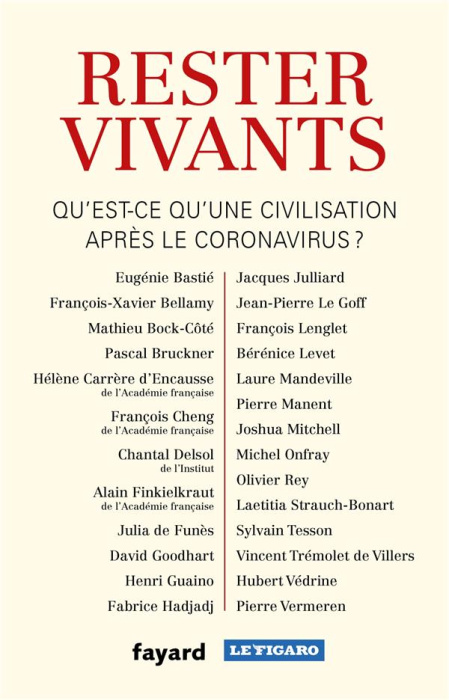 Emprunter Rester vivants. Qu'est-ce qu'une civilisation après le coronavirus ? livre