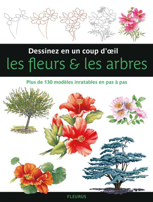 Emprunter Dessiner en un coup d'oeil les fleurs & les arbres livre