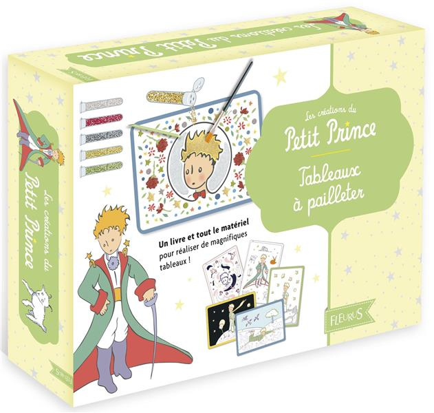 Emprunter Coffret Tableaux à pailleter. Contient : 5 tubes de paillettes avec bouchon saupoudreur, 1 pinceau a livre