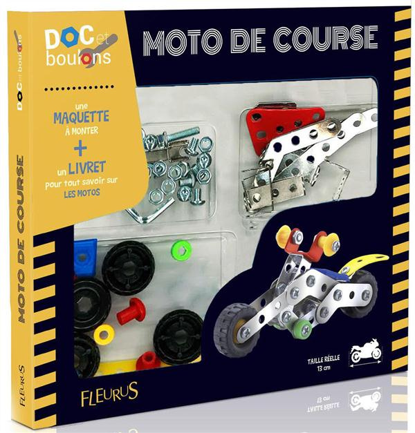 Emprunter Moto de course. Avec une maquette à monter livre