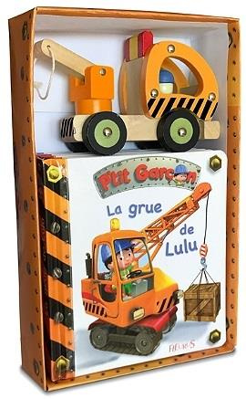Emprunter La grue de Lulu. Avec une grue en bois livre