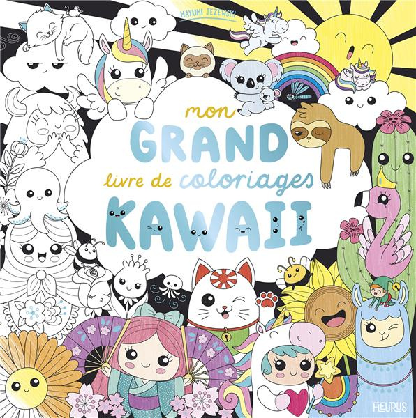 Emprunter Mon grand livre de coloriages kawaii livre