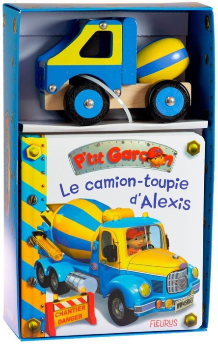 Emprunter Coffret : Le camion-toupie d'Alexis. Contient : 1 livre, 1 camion de pompier livre