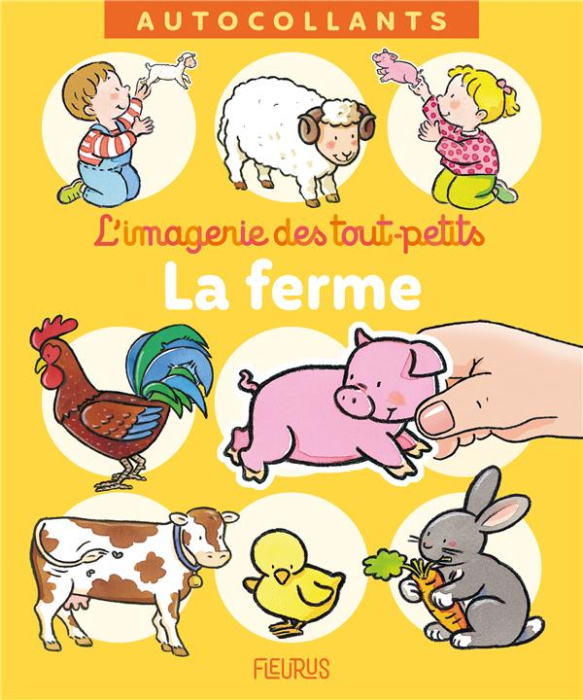 Emprunter La ferme. Autocollants livre