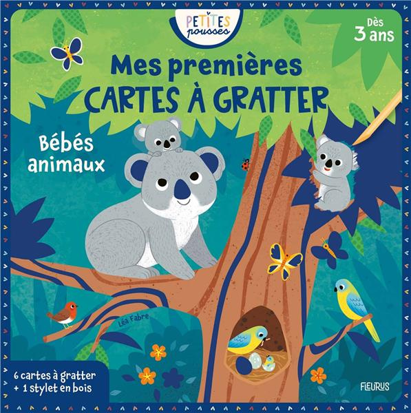 Emprunter Mes premières cartes à gratter Bébés animaux. Avec 6 cartes à gratter et 1 stylet en bois livre