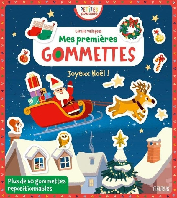 Emprunter Mes premières gommettes Joyeux Noël ! Avec plus de 60 gommettes repositionnables livre