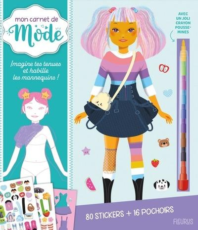 Emprunter Fashion 100% Japon. Imagine tes tenues et habille les mannequins ! Avec 80 stickers 16 pochoirs et livre