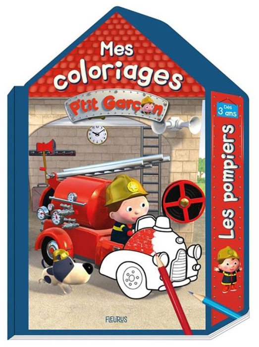 Emprunter Mes coloriages des pompiers P'tit Garçon livre
