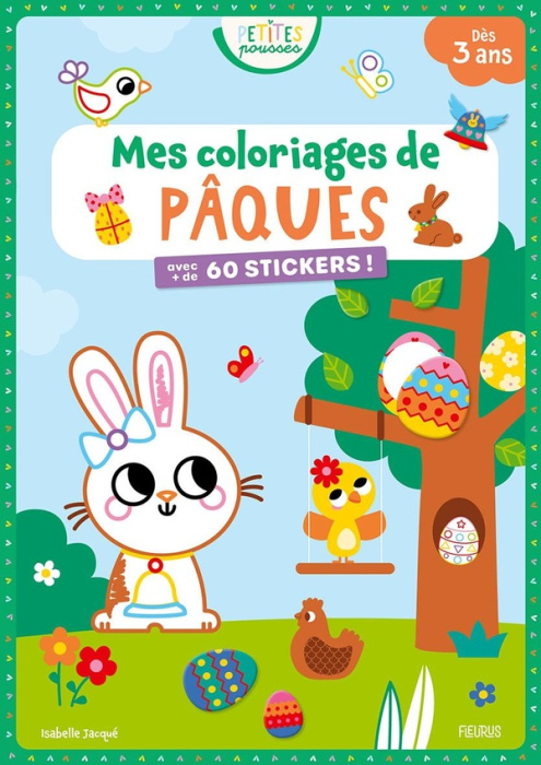 Emprunter Mes coloriages de Pâques. Avec de 60 stickers livre