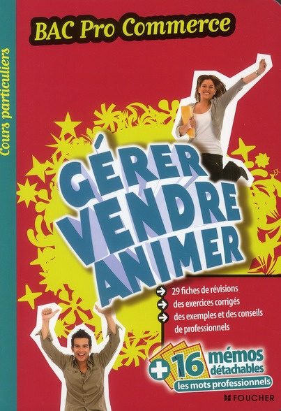 Emprunter Gérer, vendre, animer Bac Pro commerce livre