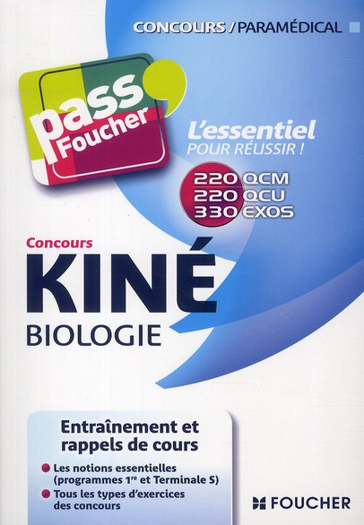 Emprunter PASS'FOUCHER - CONCOURS KINE BIOLOGIE livre