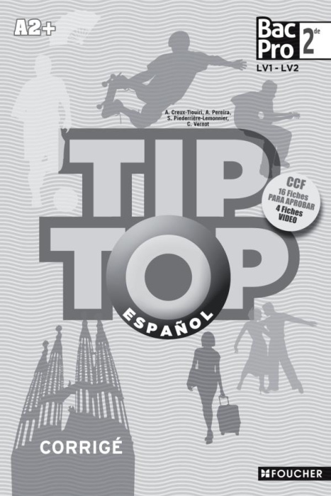 Emprunter Español 2e Bac Pro A2+ Tip Top. Corrigé livre
