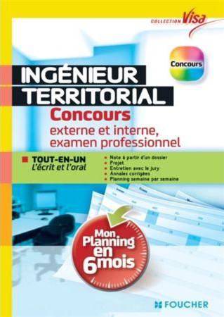 Emprunter VISA - INGENIEUR TERRITORIAL - CONCOURS INTERNE, 3E VOIE, EXAMEN PROF - MON PLANNING EN 6 MOIS livre