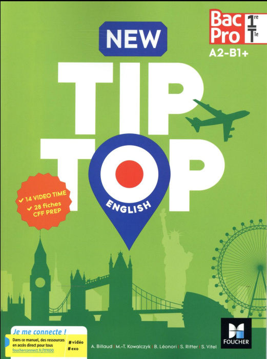 Emprunter Anglais 1re/Tle Bac Pro New TipTop. A2-B1 , Edition 2017 livre