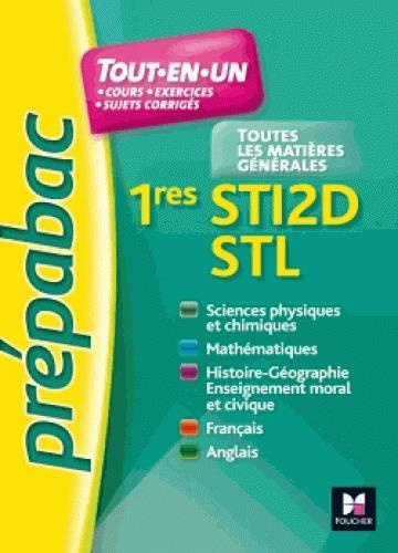 Emprunter Prépabac tout-en-un 1res STI2D-STL livre