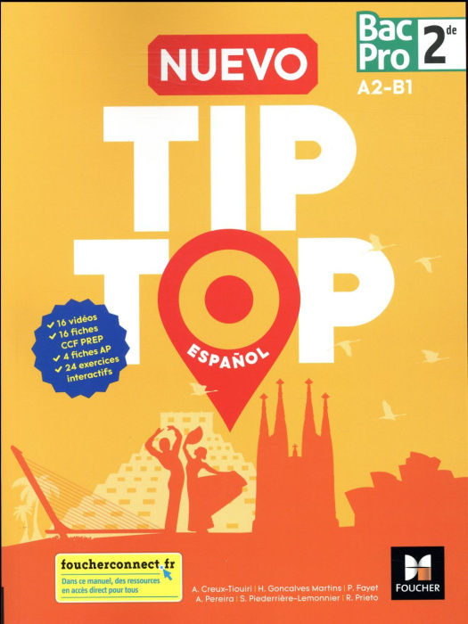 Emprunter Español 2de Bac Pro A2-B1 Nuevo Tip Top. Edition 2018 livre