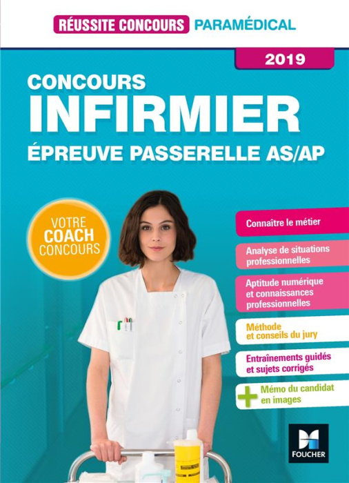 Emprunter Concours infirmier. Epreuve passerelle AS/AP, Edition 2019 livre