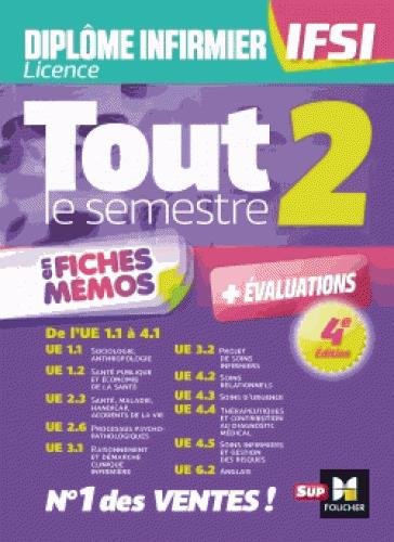 Emprunter Tout le semestre 2 en fiches mémos. De l'UE 1.1 à 4.1, 4e édition livre