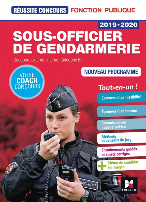 Emprunter Sous-officier de gendarmerie. Concours externe, interne, Catégorie B, Edition 2019-2020 livre
