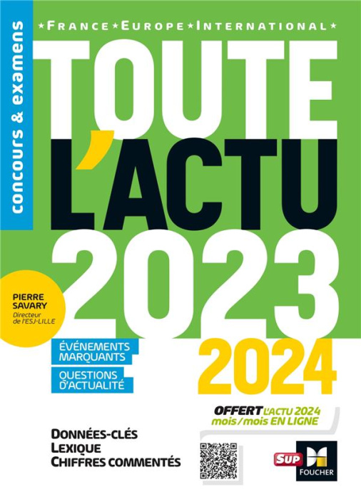 Emprunter Toute l'actu. France, Europe, International, Edition 2023-2024 livre