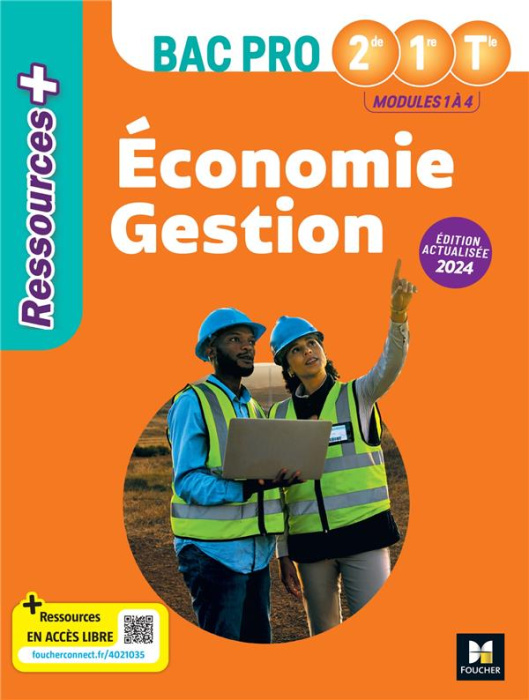 Emprunter Economie Gestion modules 1 à 4 Bac Pro 2de 1re Tle Ressources . Edition 2024 livre