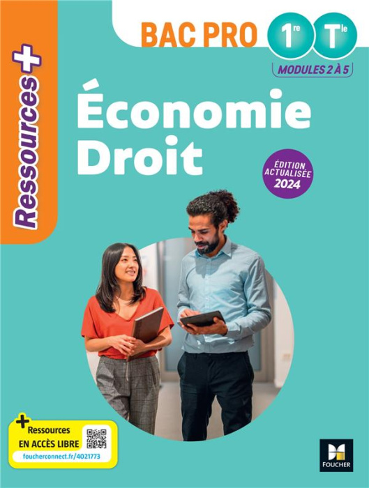 Emprunter Economie Droit Bac Pro 1re Tle Ressources Plus. Livre élève, Edition 2024 livre