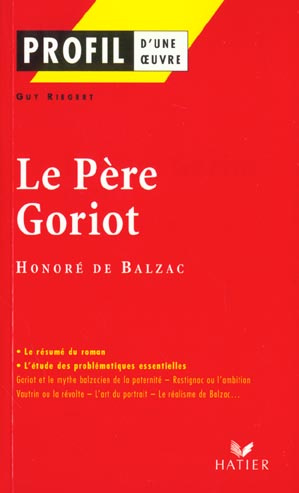 Emprunter Le Père Goriot, Honoré de Balzac livre
