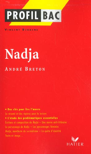 Emprunter PROFIL - BRETON (ANDRE) : NADJA - ANALYSE LITTERAIRE DE L'OEUVRE livre
