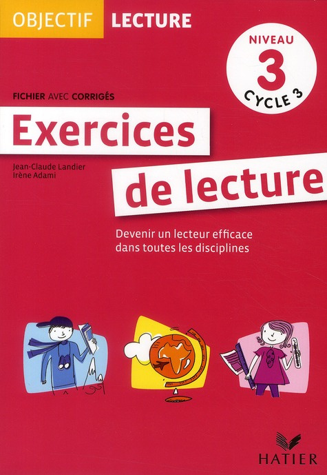 Emprunter Exercices de lecture niveau 3 cycle 3 livre