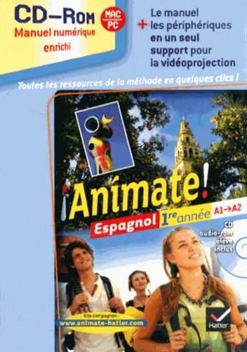 Emprunter ANIMATE ESPAGNOL 1RE ANNEE ED. 2011 - CD-ROM CLASSE (MANUEL NUMERIQUE ENRICHI, UTILISATEURS METHODE) livre