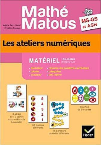 Emprunter Les ateliers numériques MS-GS et ASH Mathé-matous. Matériel 100 cartes livre