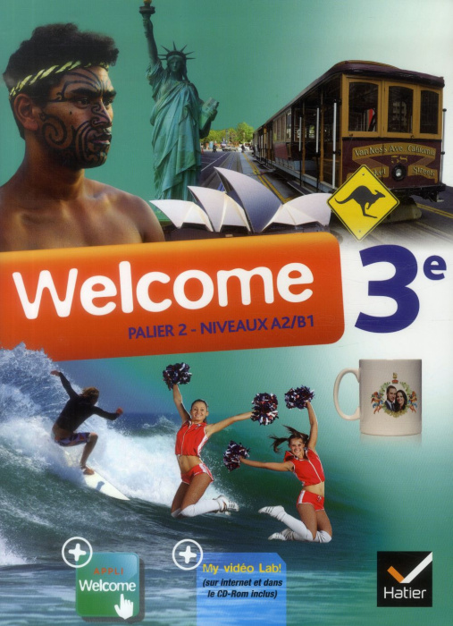 Emprunter Anglais 3e Welcome. Avec 1 CD-ROM livre