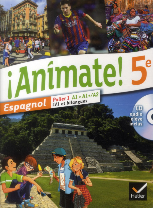 Emprunter Espagnol 5e Palier 1 A1-A1 /A2 LV1 et bilangues Animate! Avec 1 CD audio livre