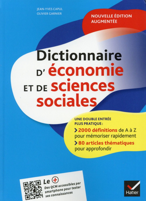Emprunter Ancienne Edition Dictionnaire d'économie et de sciences sociales 2015 livre