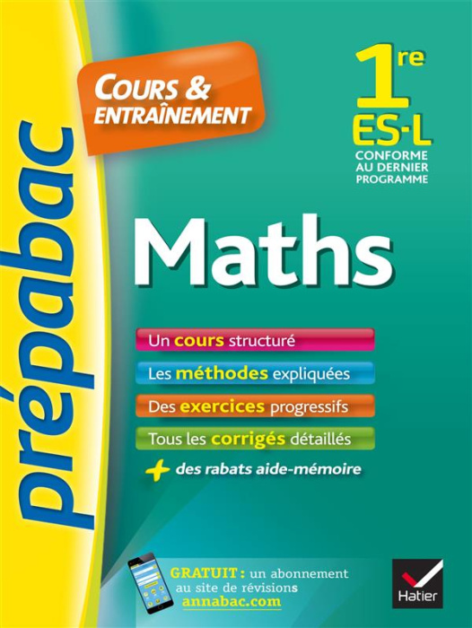 Emprunter Maths 1re L, ES livre