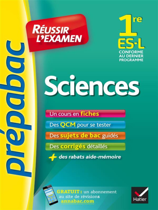 Emprunter Sciences 1re L, ES livre