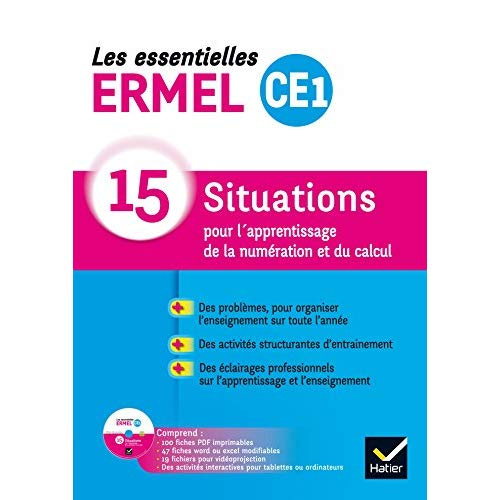 Emprunter Les essentielles ERMEL CE1. 15 situations pour l'apprentissage de la numération et du calcul, Editio livre