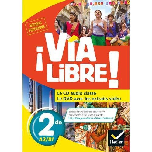 Emprunter Via Libre! 2de A2/B1. Edition 2019. 1 DVD 1 CD AUDIO livre