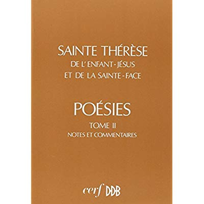 Emprunter POESIES DE SAINTE THERESE DE LISIEUX, TOME 2 - ANNEXES livre