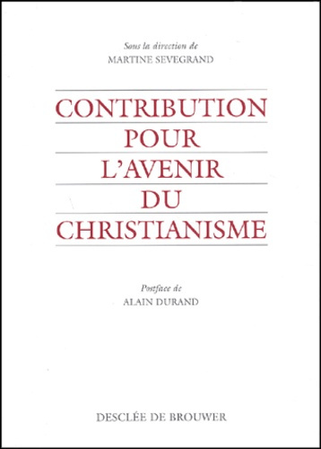 Emprunter Contribution pour l'avenir du christianisme livre