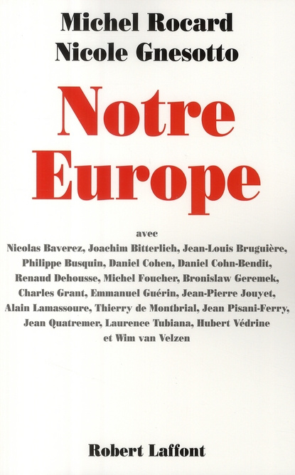 Emprunter Notre Europe livre