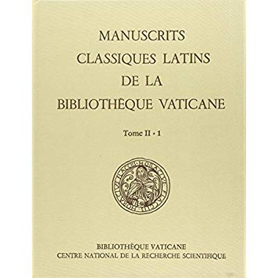 Emprunter Manuscrits classiques latins de la bibliothèque vaticane T2/1 - D.E.R 17 livre