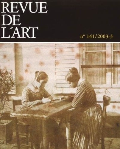 Emprunter Revue de l'art n° 141 vol 3/2003 livre