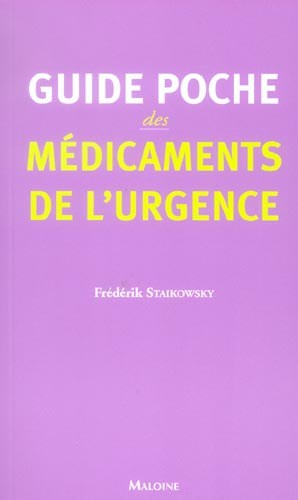 Emprunter Guide poche des médicaments de l'urgence livre
