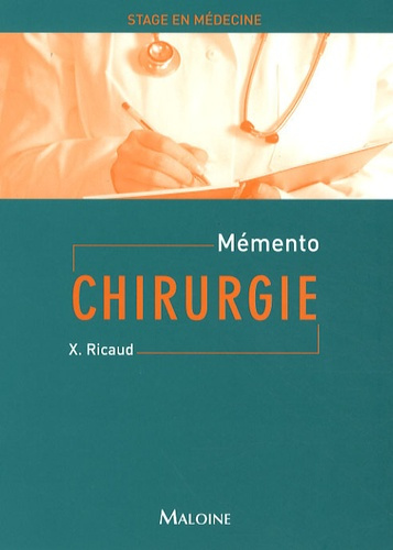 Emprunter Mémento chirurgie livre